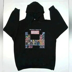 Marvel Periodic  Table Hoodie. Size Youth XL